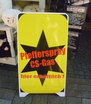 Werbetafel in Eisenach